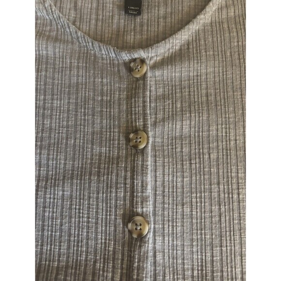 Art Class Girl’s Large 10-12 Gray Dress. Buttons - Picture 12 of 16